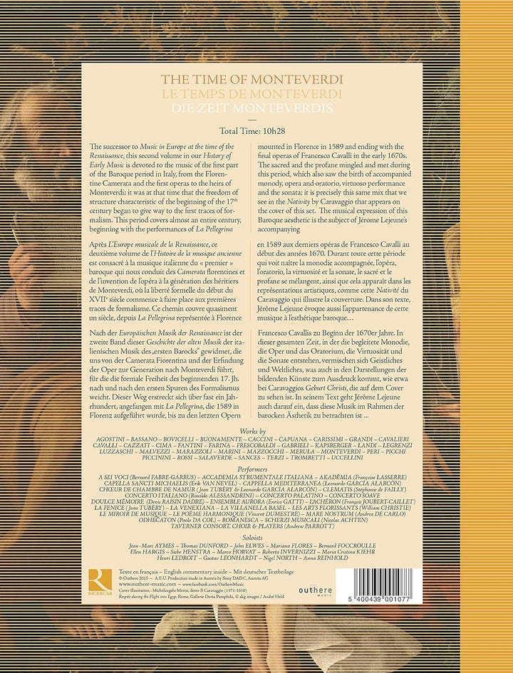 Die Zeit Monteverdis Buch), Audio-CD