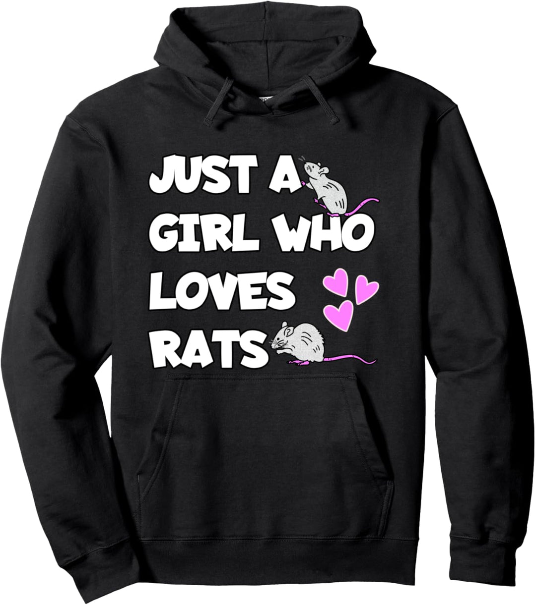 Just a Girl who loves Rats Ratte Pullover Hoodie