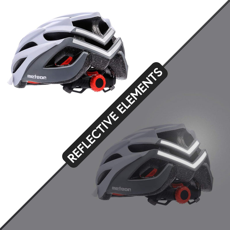 meteor® Marven Fahrradhelm Herren Damen Kinder-Helm MTB rollerhelm mädchen kinderfahrradhelm für Dow