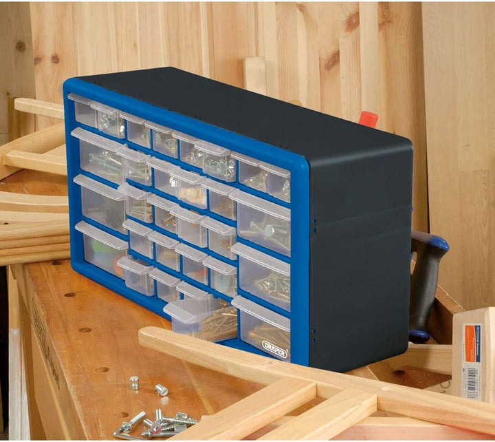 Draper 12015 Organizer, 30 Fächer Organizer Schrank Einzelbett 500mm x 160mm x 255mm, Organizer Schr