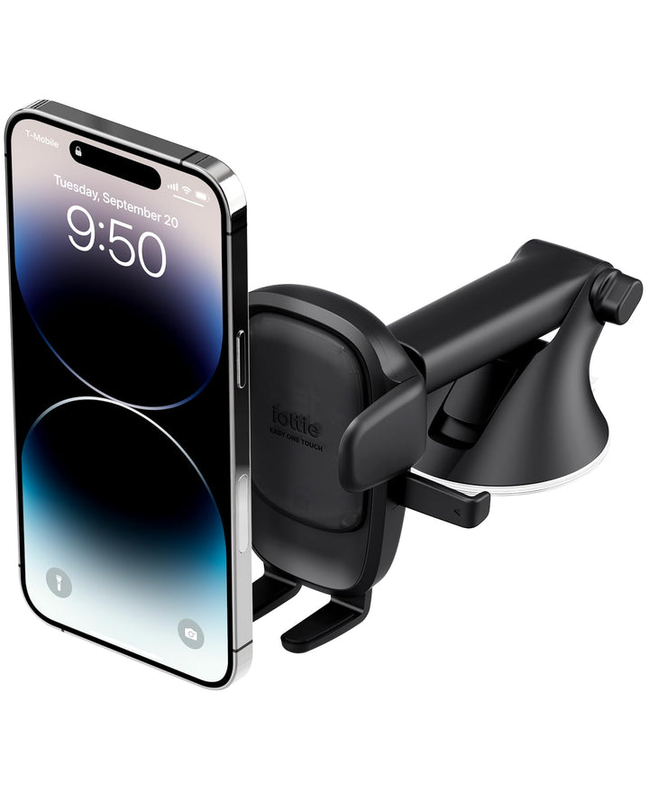 iOttie Easy One Touch 6 Universal-Kfz-Halterung für Armaturenbrett und Windschutzscheibe, Saugnapf,