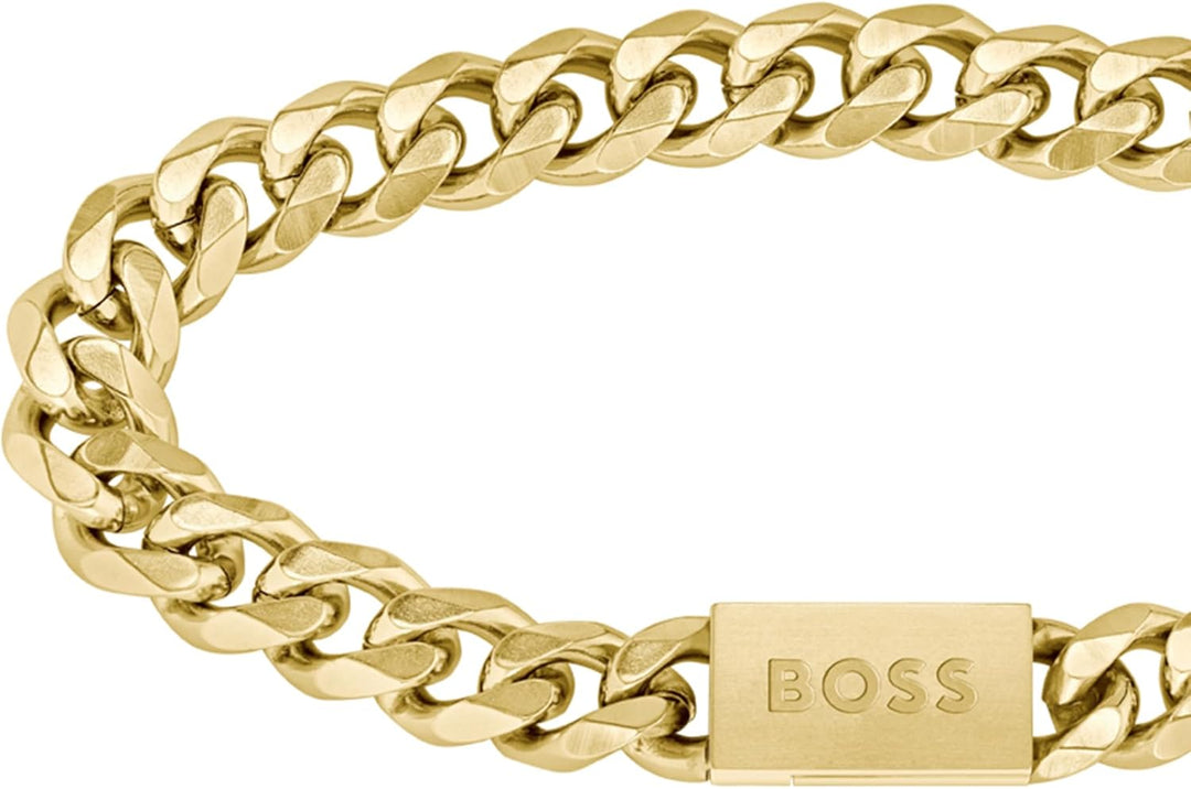 BOSS Jewelry Gliederarmband für Herren Kollektion CHAIN FOR HIM Gelbgold - 1580403M