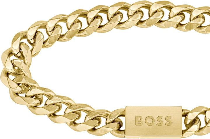 BOSS Jewelry Gliederarmband für Herren Kollektion CHAIN FOR HIM Gelbgold - 1580403M