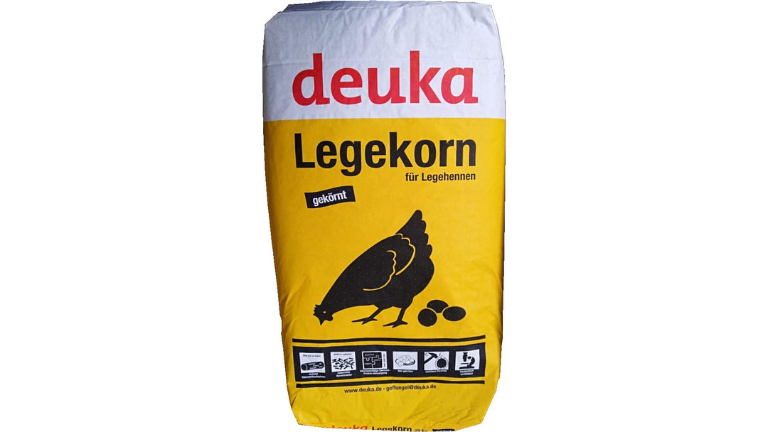25kg deuka LegeKorn, Legemehl gekörnt, Ergänzungsfutter für Legehennen