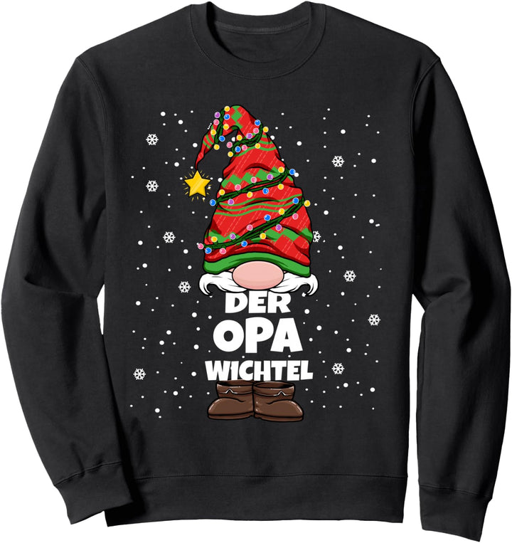 Opa Wichtel Weihnachten Herren Wichtel Grossvater Sweatshirt