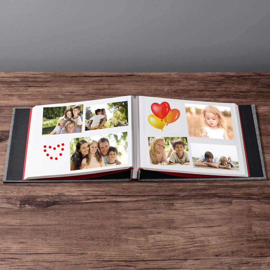 Fotoalbum, selbstklebend, 7,6 x 12,7 cm, 10,2 x 15,2 cm, 12,7 x 17,8 cm, 28,5 x 27,6 cm, magnetisch,