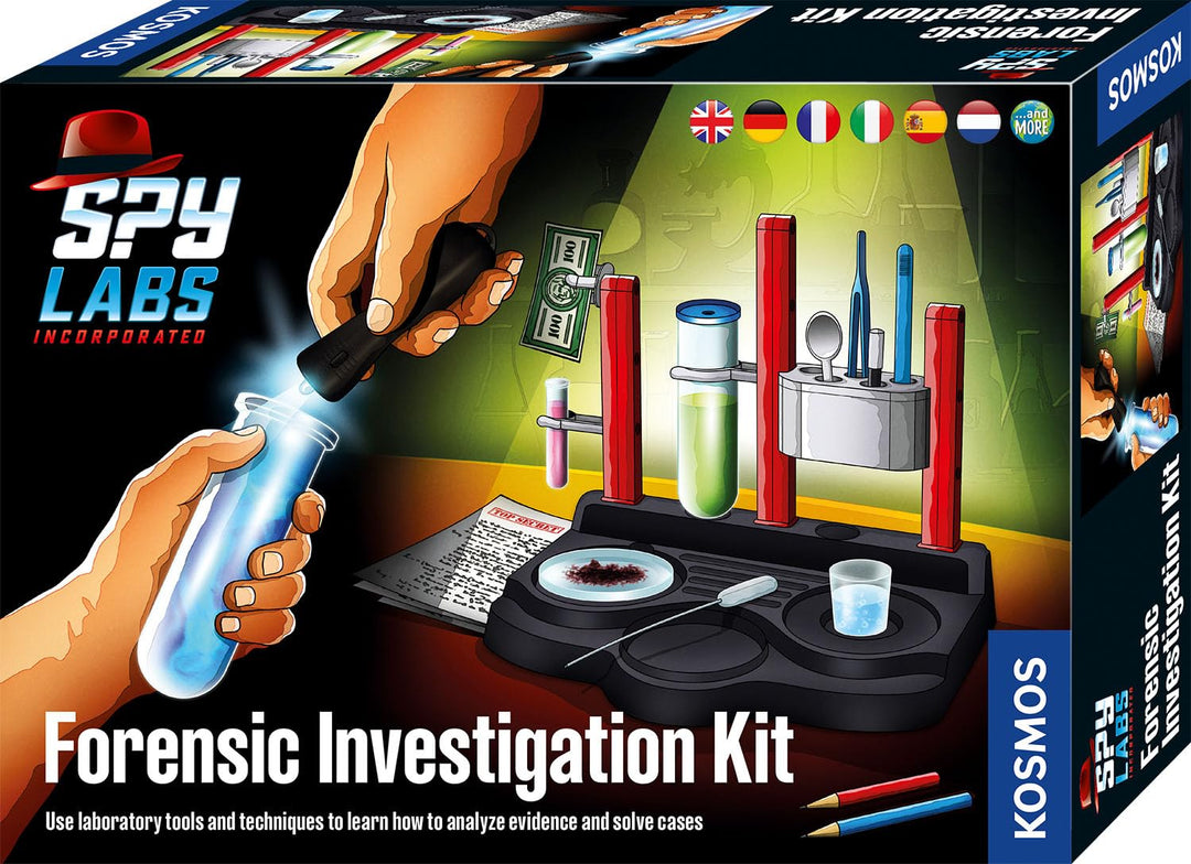 Kosmos 617240 Spy Labs Incorporated Forensic Investigation Kit, Detective Laboratory,Analyse Evidenc