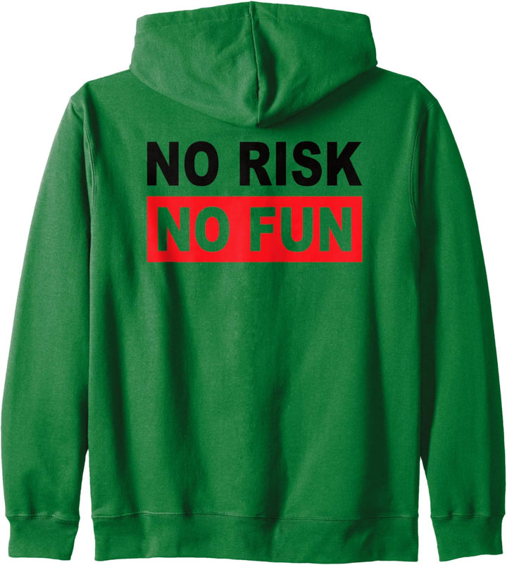 No Risk No Fun Sport Motivations Kapuzenjacke