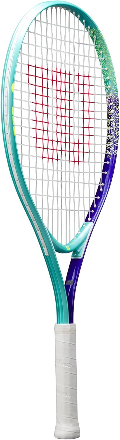 Wilson Intrigue Jr 25 Tennis Racket, Blau Grün/Blau