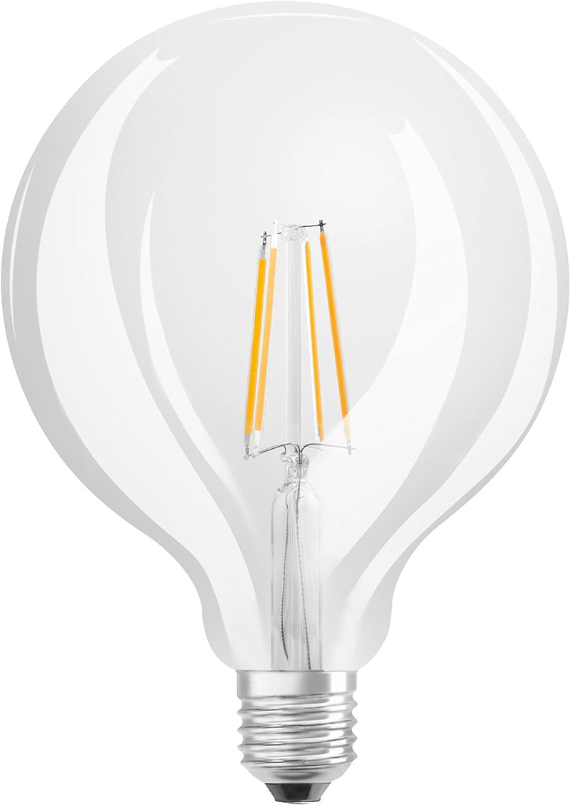 Osram LED Star+ GlowDim Classic Globe Lampe, in Ballform mit E27-Sockel, Ersetzt 60 Watt, Filamentst