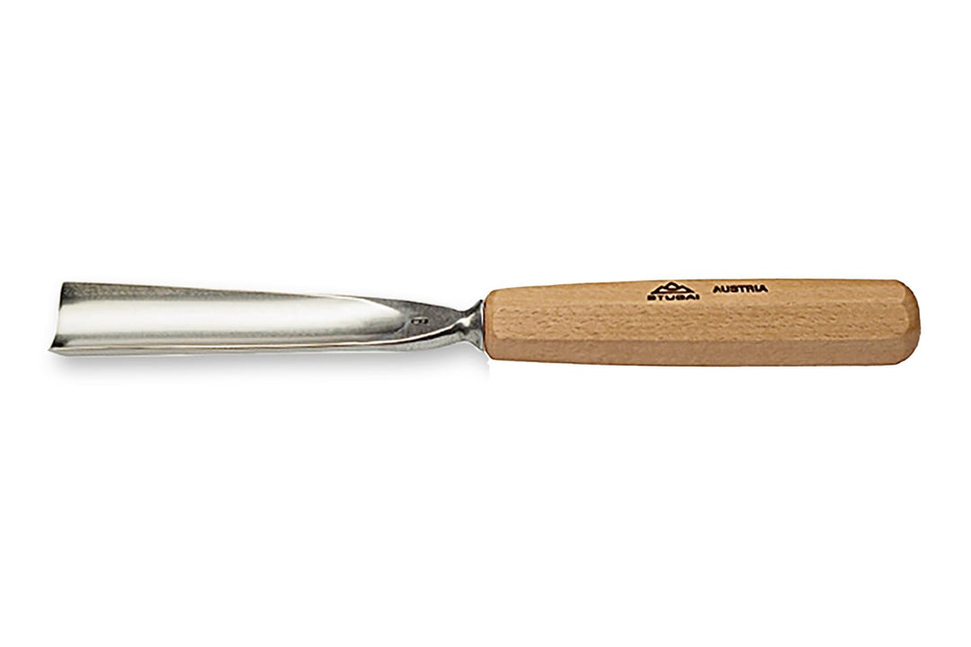 Stubai Stechbeitel Serie 55 - Form 9 : Gerades Hohleisen 16mm - 550916, 16mm