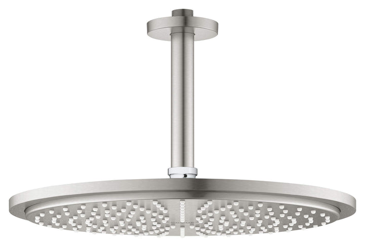 Grohe Rainshower Cosmopolitan 310 Kopfbrauseset Deckenauslass 142 mm, 26067DC0 Supersteel Deckenausl