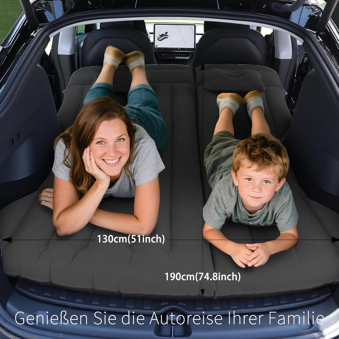 Auto Matratze, Aufblasbare Matratze für Model Y RV Minivan SUV Luftmatratze, Verdickte Automatratze