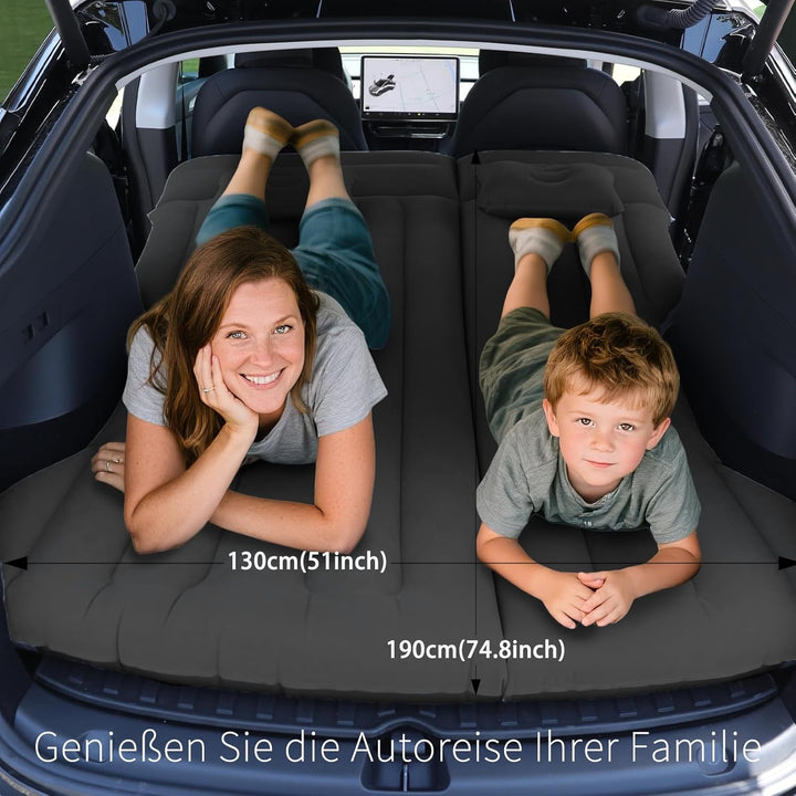 Auto Matratze, Aufblasbare Matratze für Model Y RV Minivan SUV Luftmatratze, Verdickte Automatratze