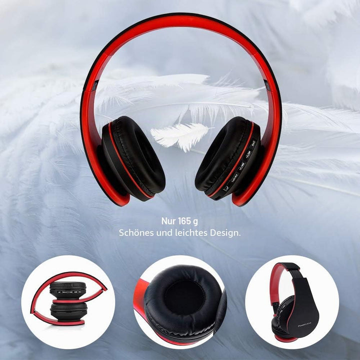 PowerLocus P1 Bluetooth Kopfhörer Kabellos, Wireless 5.0 Bluetooth Kopfhörer Over-Ear, Over Ear Kopf