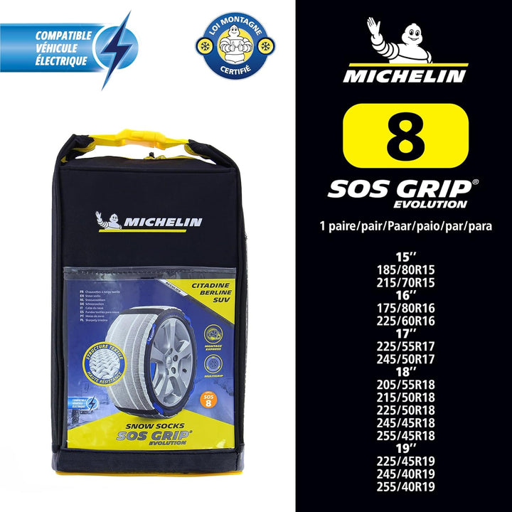 MICHELIN 8410 Textile Schneesocken EVO 8, EVO 8