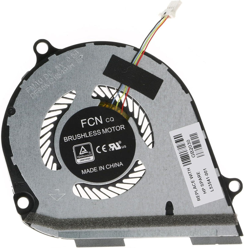 CPU- und GPU-Lüfter für HP Envy X360 15-DS 15-DR 15M-DS 15M-DS0011DX L53542-001 L53541-001 L53867-00