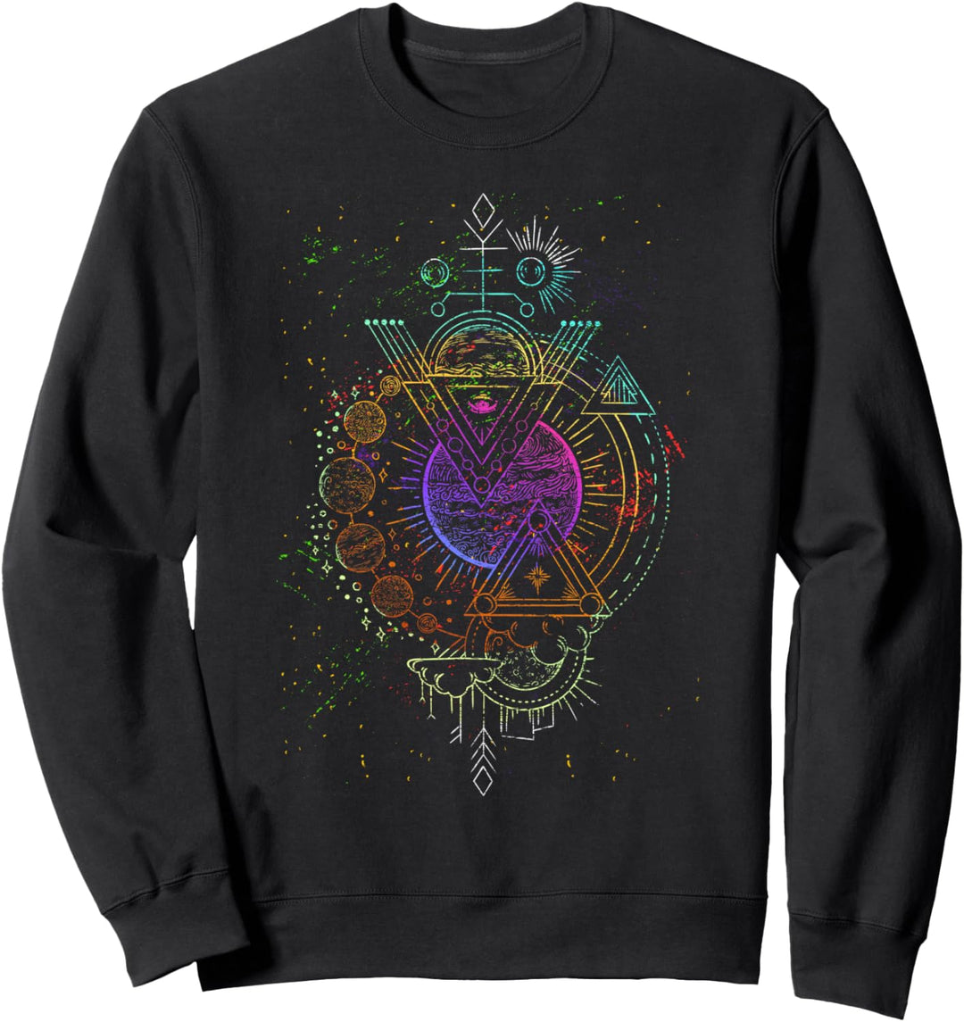 Wicca Wahrsager Dunkle Magie Hexerei Astrologie Okkult Sweatshirt