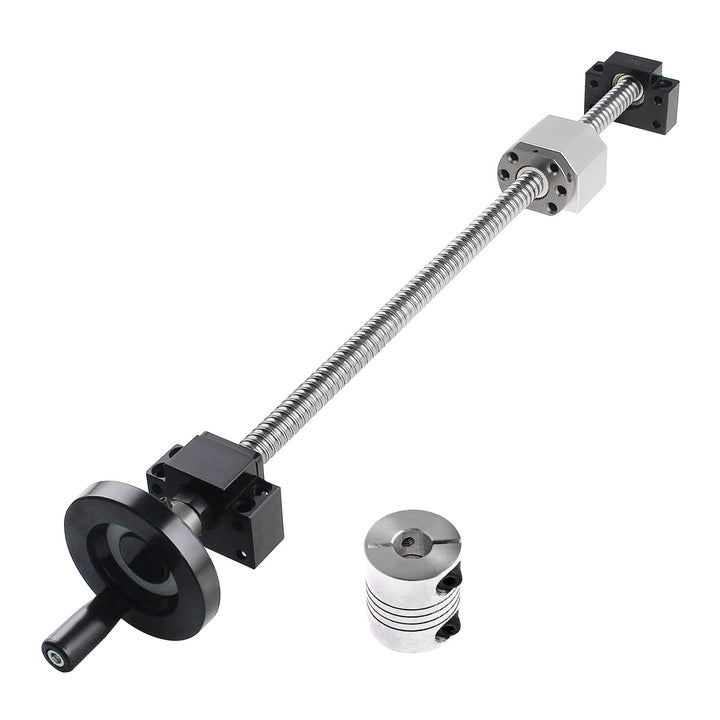 CNCMANS SFU1605 1200mm Kugelumlaufspindel Set 16mm Gewindespindel Edelstahl Linearführung mit BK12/B