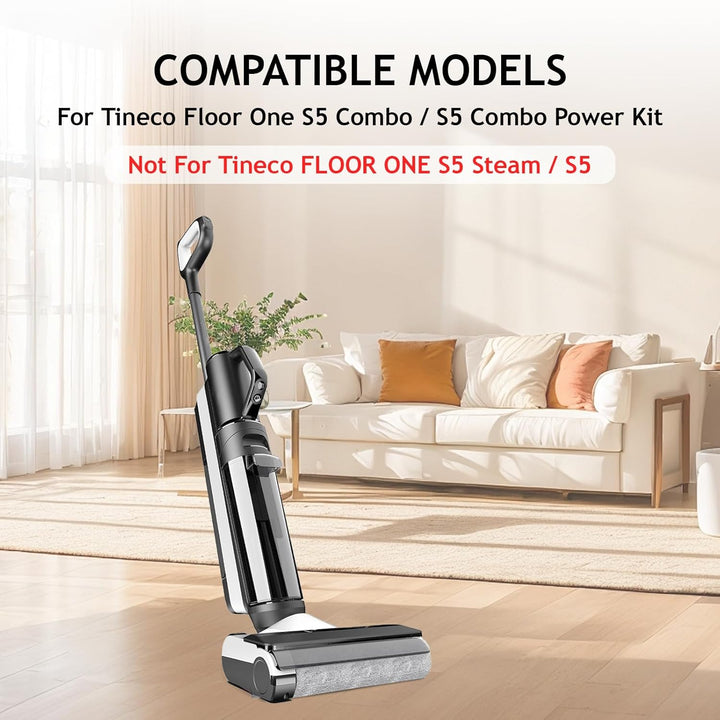 Bürstenrolle + Filter Ersatzteile für Tineco Floor One S5 Combo / S5 Combo Power Kit Nass und Trocke