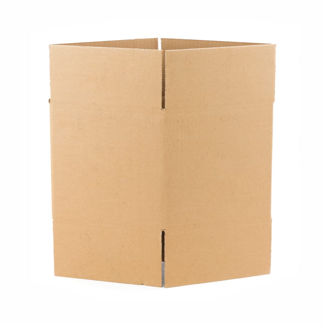 Packung mit 25 Versandkartons, Aufbewahrungsboxen, einfacher Kanal verstärkt, Aufbewahrungsbox, Mass