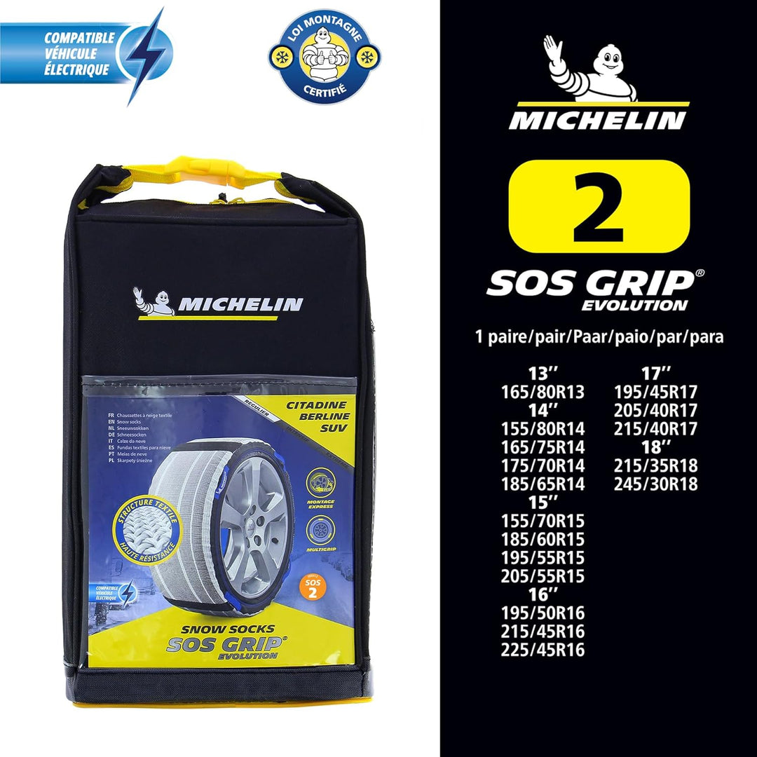 MICHELIN 8410 Textile Schneesocken EVO 2, EVO 2