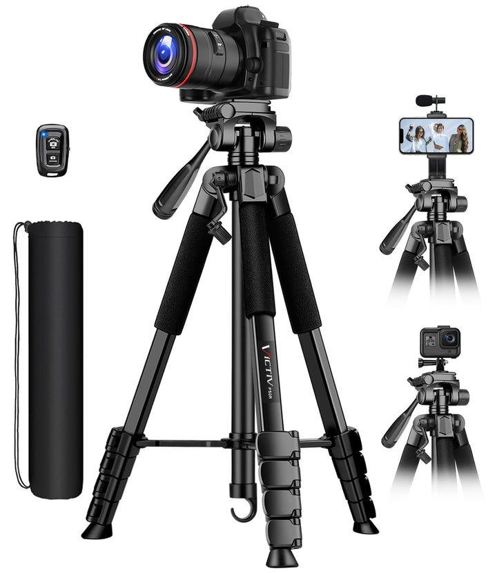 Victiv 2024 Upgrade Kamera Stativ, 172cm Verstellbares Camera Tripod, mehr Stabilität und Komfort, A