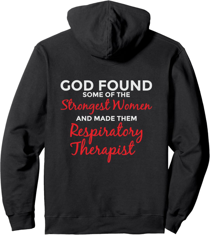 Gott schuf die stärksten Frauen Atemtherapeutin Pullover Hoodie