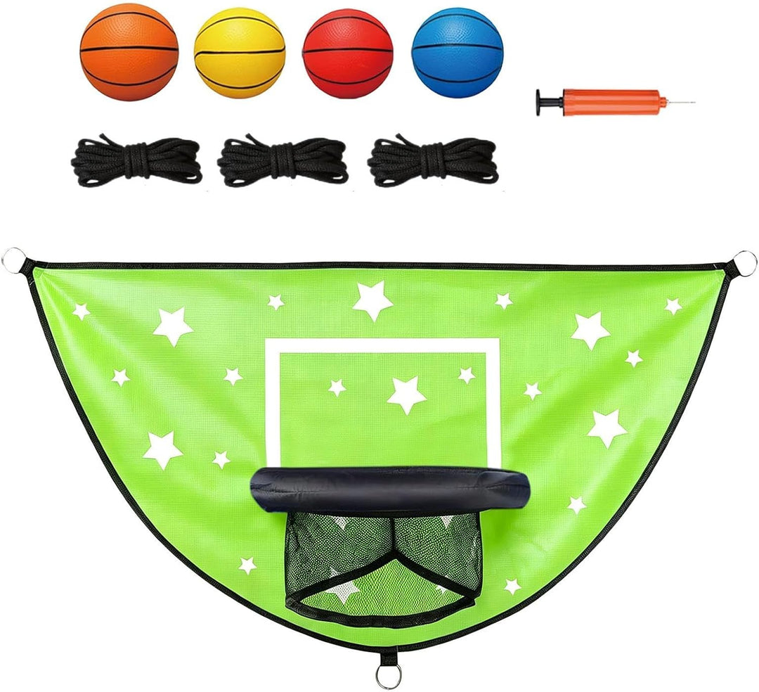 Generisch Trampolin-Basketballkorb - Hüpf- und Dunking-Spiel für Kinder,Trampolin Basketball Set | f