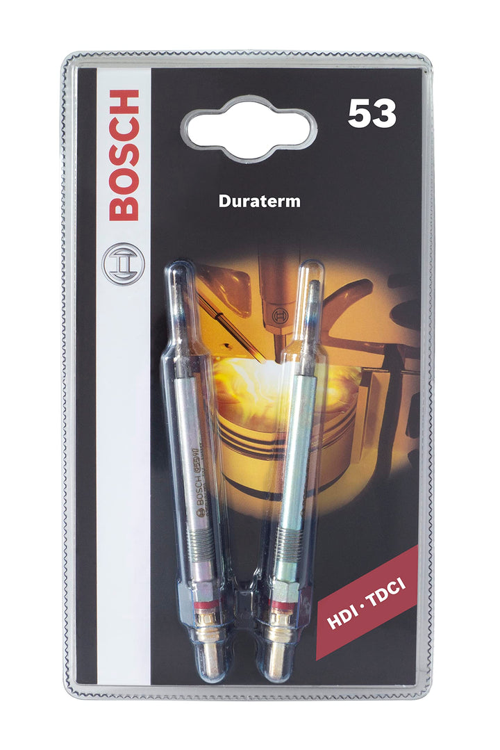 Bosch 53 - Duraterm High Speed - Blister – 2er Set - für dieselbetriebene Fahrzeuge Blister - 2er Se