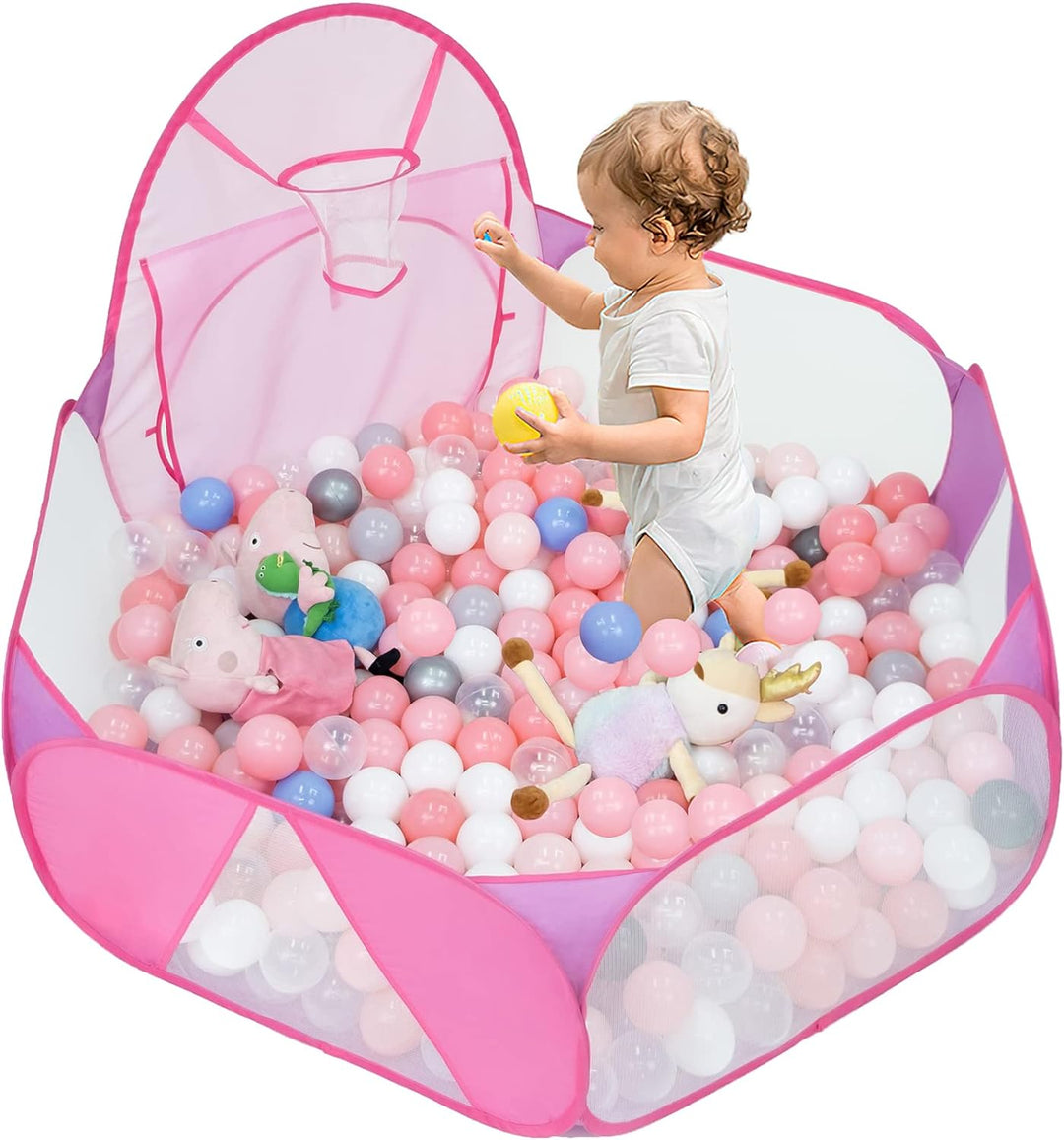 Eocolz Bällegrube für Kinder, grosses Pop Up Bällebad Bällepool, Spielzelt für Kleinkinder, Baby-Lau