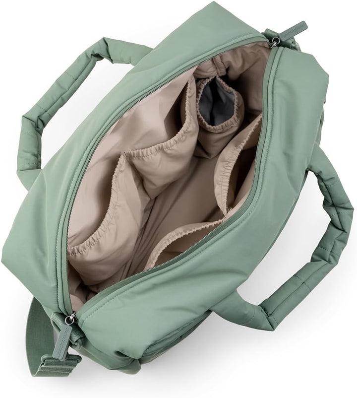 Done by Deer Gesteppte Wickeltasche - Wickelunterlage und zwei Haken für den Kinderwagen enthalten -