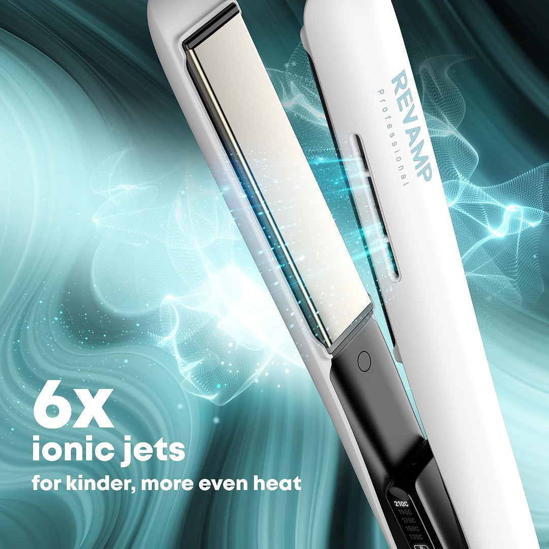 Revamp Progloss Ion Shine Keramik-Glätteisen mit Ionen-Technologie für jederzeit frizzfreie Ergebnis