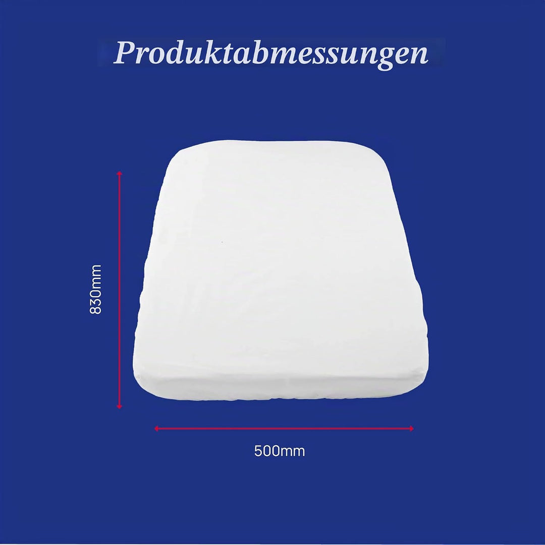Chicco 09010956330990 Hygienischer Matratzenschoner aus Frotte für Beistellbettchen Next 2 Me Dream,