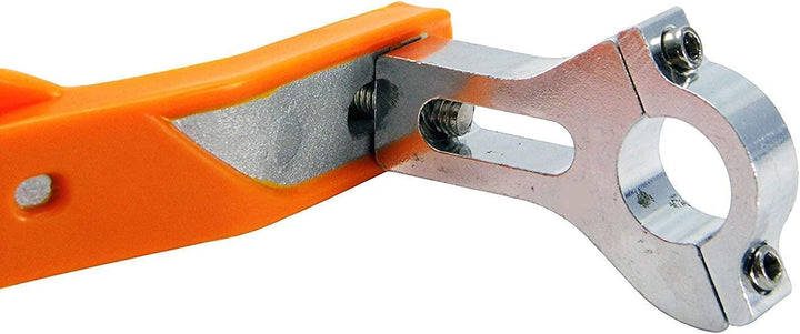 Orange Universelles Motorrad Aluminium Einsatz/Plastik Handschutz - 7/8 (22mm)