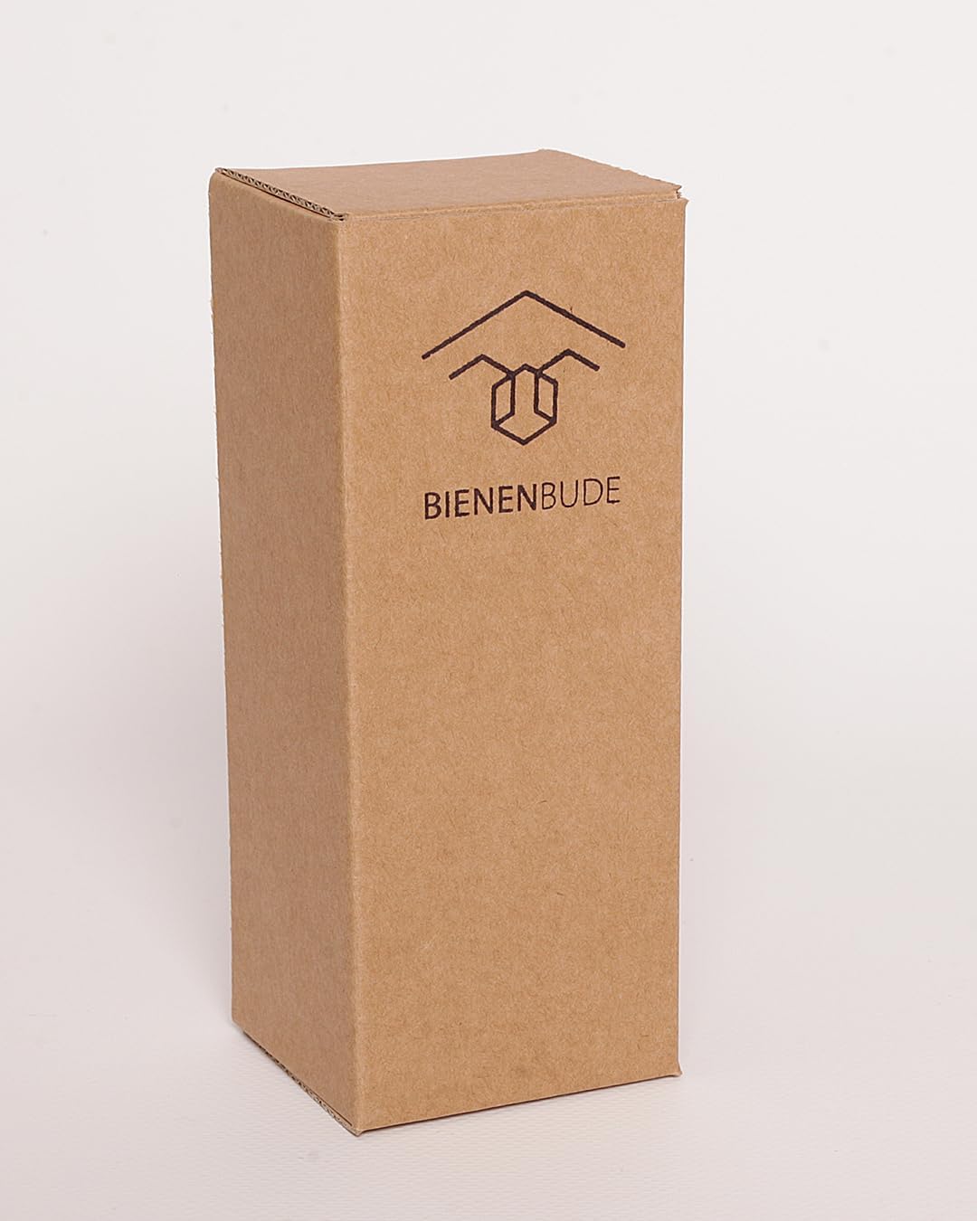 BienenBude I Bienenwachskerze I 1 Stück 15 x 6 cm I Handgefertigte Stumpenkerze I Direkt vom Imker