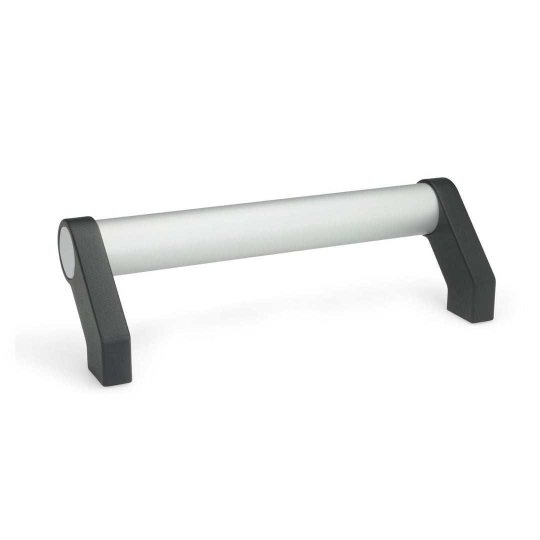 Ganter Normelemente | Rohrgriffe - GN 333-28-350-A-EL | Aluminium | Eloxiert, naturfarben | 1 Stück