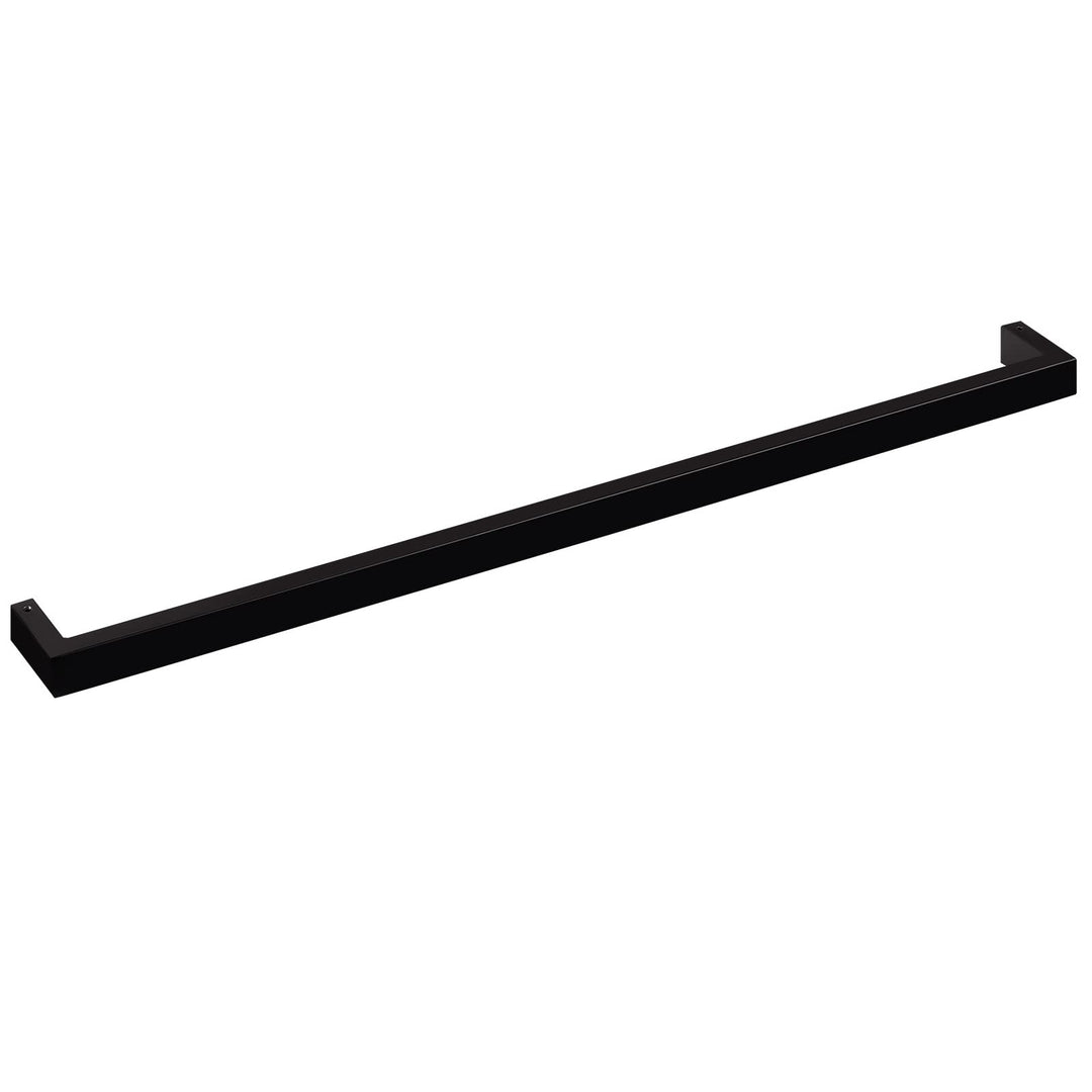 Handtuchhalter ATLANTA Länge 613 mm BA 600 mm schwarz matt brüniert für Wand- / Schrankmontage Handt