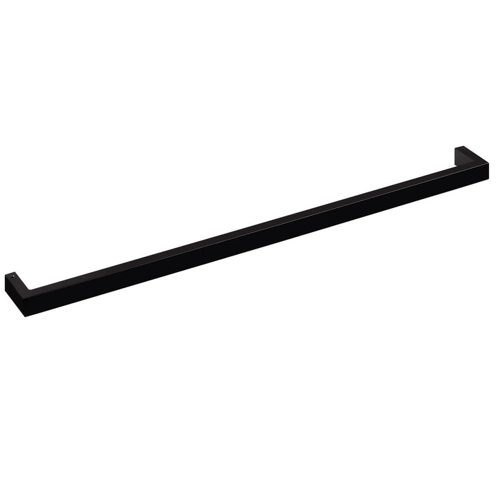 Handtuchhalter ATLANTA Länge 613 mm BA 600 mm schwarz matt brüniert für Wand- / Schrankmontage Handt