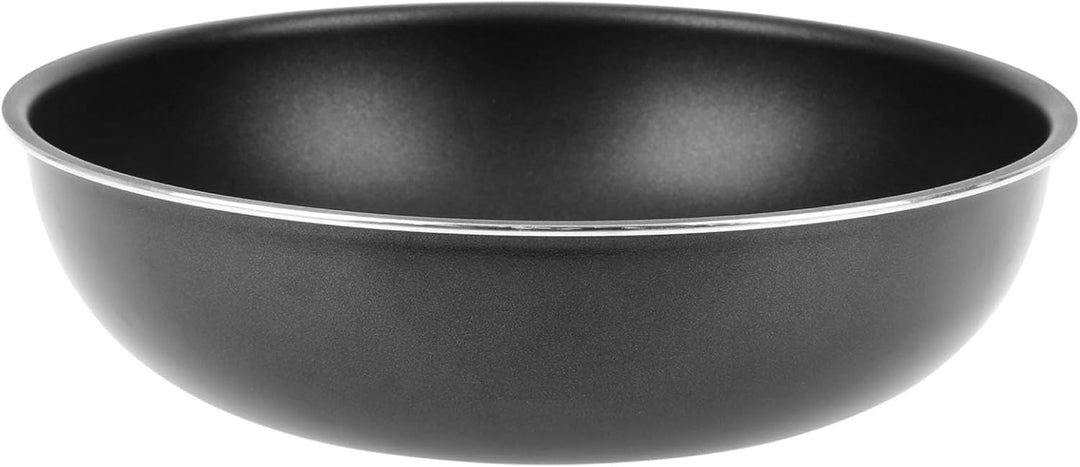Sitram 714946 Kochgeschirr, Aluminium, Schwarz, 2 Griffe, 28 cm, 2 Pfannen Ø 24,28 cm, 3 Töpfe Ø 16,