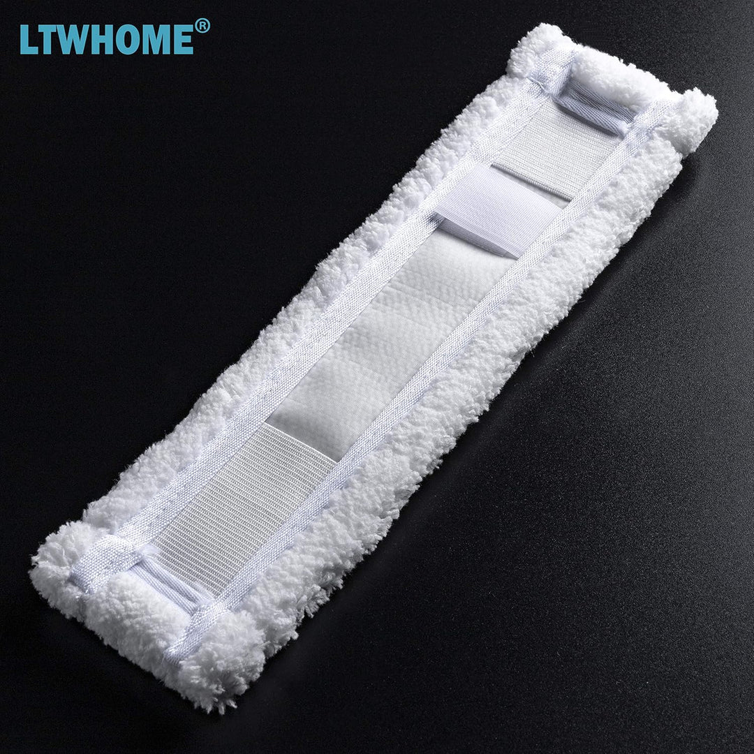 LTWHOME Mikrofaser-Wischbezüge Passend für Kärcher Fensterwischer WV 50 Plus, WV 2 Plus, WV 60 Plus