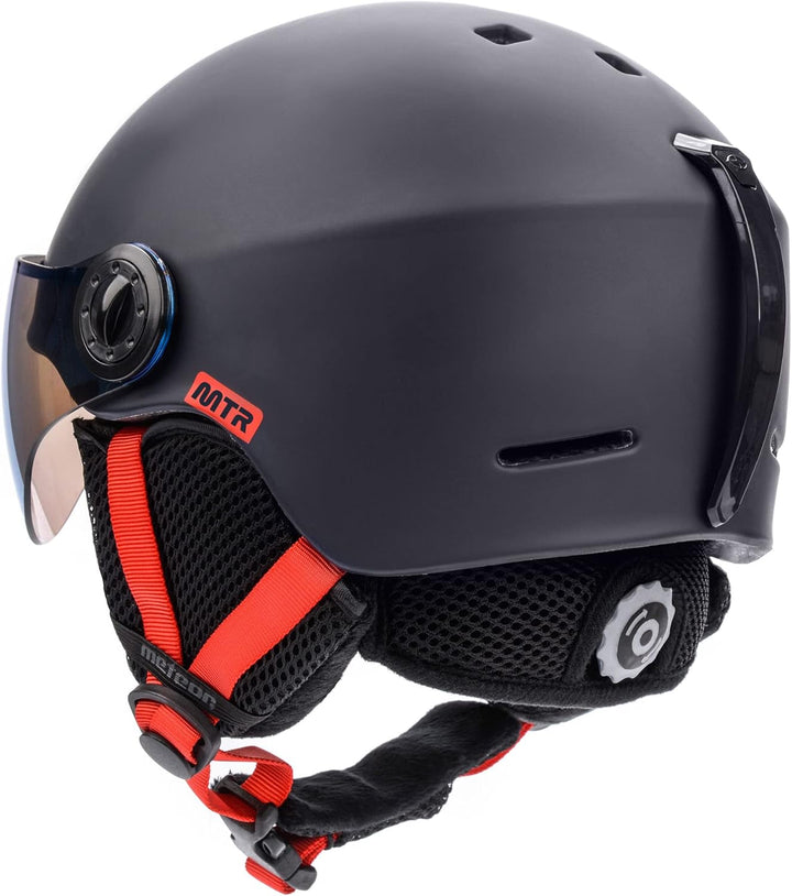 meteor Skihelm Kinder Snowboard Helm Herren Ski Helmet fur Mädchen Jungen Skihelm Damen