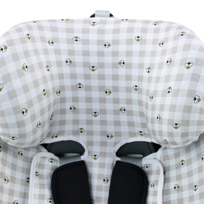 JYOKO Kids Bezug Kompatibel mit Star Ibaby, Baby Auto Fix Noe (Picnic Vichy), Picnic Vichy