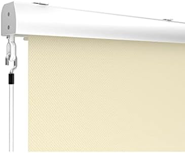 Grindi - Senkrechtmarkise Aussenrollo Balkonrollo, Sonnenschutz und Sichtschutz, Handkurbelmechanism