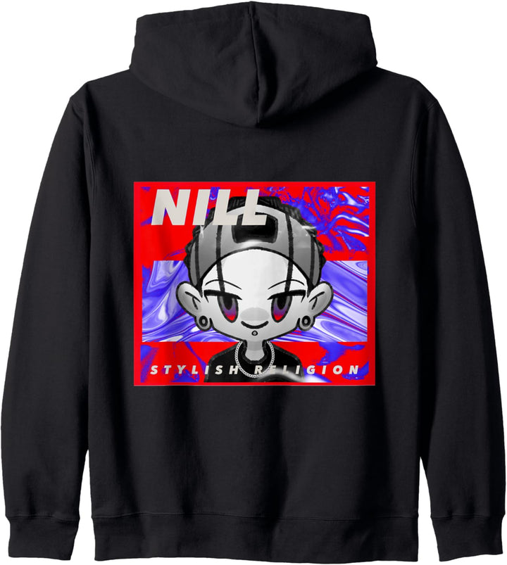NAR-T-0008-STYLISH RELIGION 釈迦NILL Kapuzenjacke