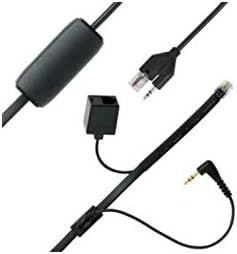 Plantronics 87327-01 EHS-Modul APD-80 für Savi und CS500 Serie (Grandstream), Schwarz