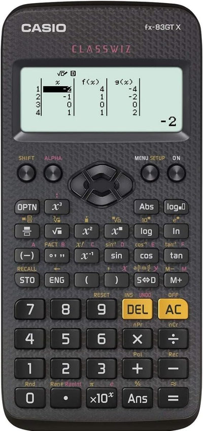 CALCUSO Sparpaket: Casio FX-83GT X technisch-wissenschaftlicher Taschenrechner + WYNGS Schutztasche