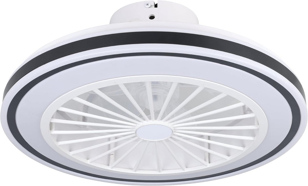 EGLO Deckenventilator mit LED Beleuchtung Almeria, Ventilator Decke dimmbar mit Fernbedienung, Timer