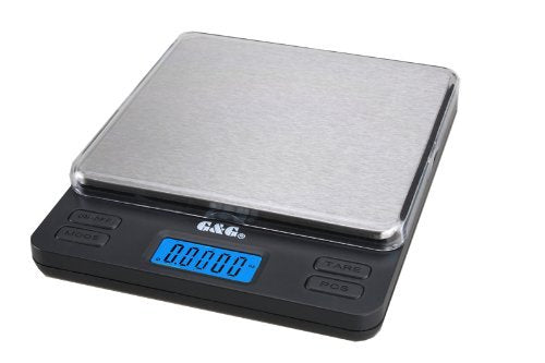 G&amp;G LS1200g/0,05g Taschenwaage Digitalwaage Feinwaage Goldwaage Küchenwaage Münzwaage Extra Grosse W