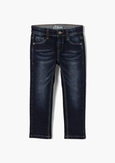 s.Oliver Jungen Regular: Denim mit Waschung 92 Slim Blau 58z2, 92 Slim Blau 58z2